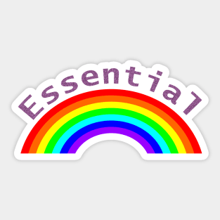 Small Rainbow Essential Sticker